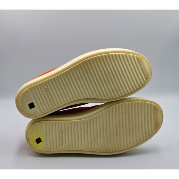 Rick Owens DRKSHDW Men's Orange Jumbo Lace Low Top Sneakers Sz 12 (45) 2817 - Picture 6 of 16